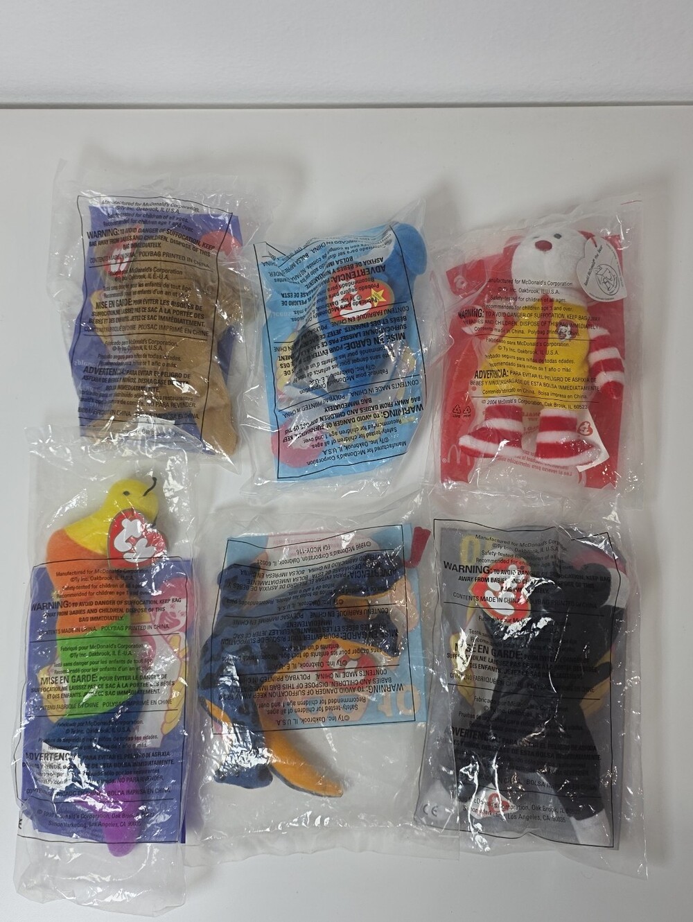 Ty McDonald's Happy Meal Beanie Babies